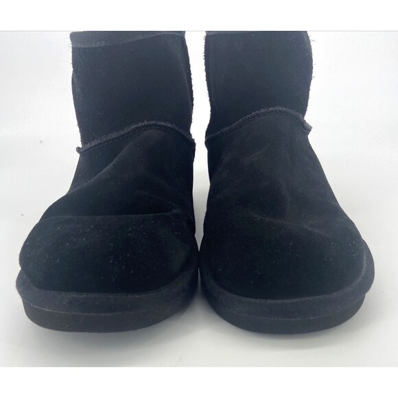 UGG Kookaburra Koola Sz 7 Short Pull On Winter Boot Black Brown Ankle Bootie - Picture 11 of 12